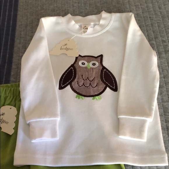 Owl outfit with corduroy pants. - Picture 3 of 5